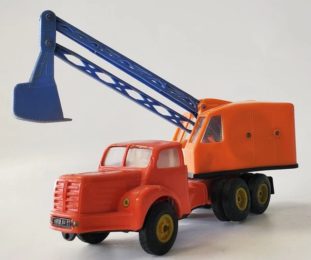 BERLIET TRACTEUR TBO 15 VERT AVEC PELLE MECANIQUE ROUGE NORE