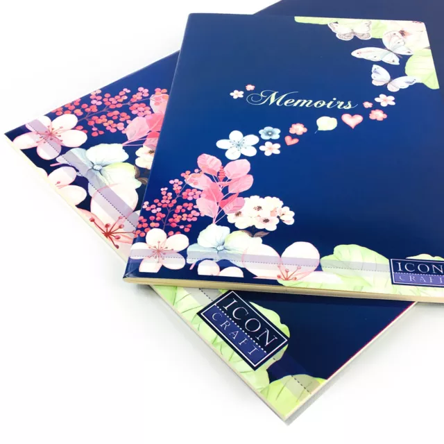 Small Large Scrapbook Floral Cover Photo Album Keep Sake Memory Book Art & Craft 2