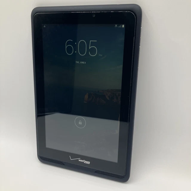 Verizon Ellipsis 7, QMV7B Tablet, 8GB, WiFi 4G LTE, Black, Android