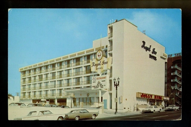 Motel / Hotel chrome postcard Oregon OR Portland, Royal Inn & Restaurant