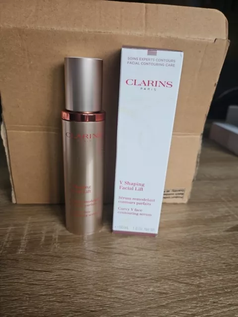 CLARINS V Shaping Facial Lift Serum Remodelant- Curvy V face  serum 50 ml