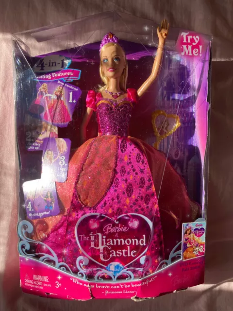 BARBIE AND THE Diamond Castle Princess Liana doll boxed Mattel 2008 £41.00 - PicClick UK
