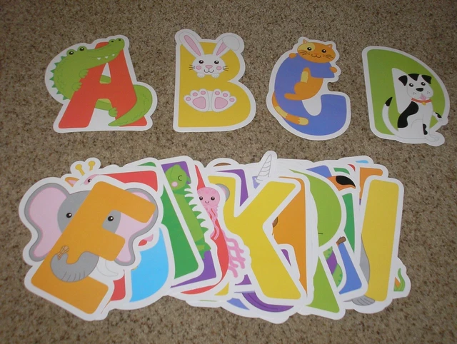 TEACHER CLASSROOM DECOR: Animal Alphabet Bulletin Board Set £5.63 ...