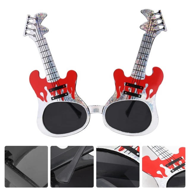 Guitarra Niños Niños Halloween Gafas Falsas Fiesta Favores Niños
