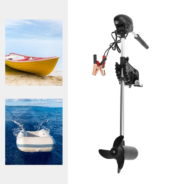 12V 60LBS FOLDABLE Electric Trolling Motor Outboard Motor Fishing Boat