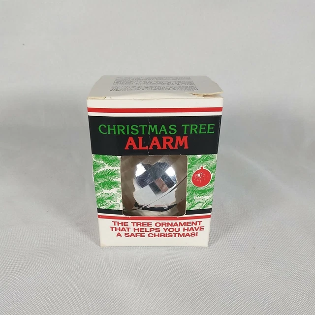 VINTAGE CHRISTMAS TREE Fire Alarm Ornament In Box 15.99 PicClick