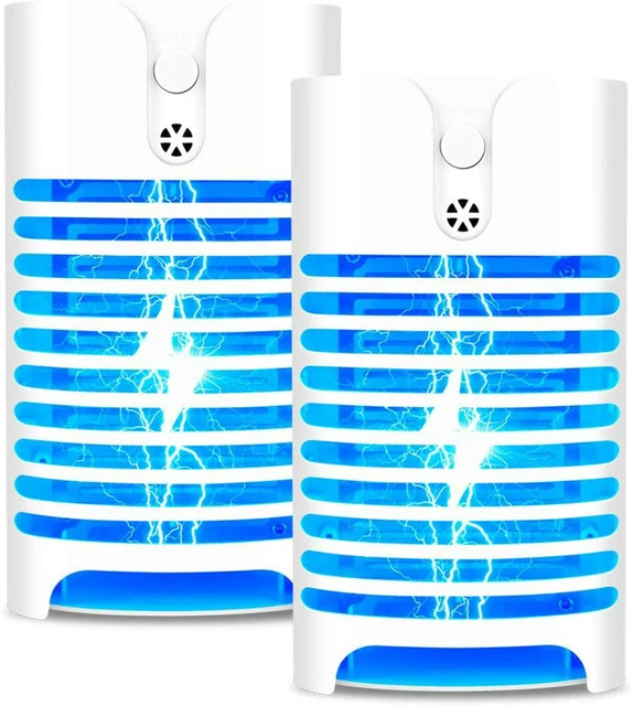 2X FRUIT FLIES Fly Gnat Mosquito Pests Electric Plug In Zapper Killer