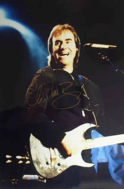 CHRIS DE BURGH original hand signed photo 11.9 x 8 inches by Mel Longhurst