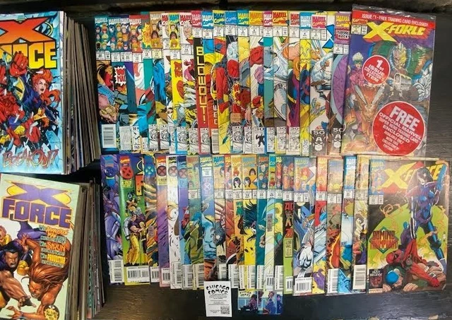 X-Force #1-129 + Annuals COMPLETE SERIES SET!!! Marvel Comics 1991 VG-VF