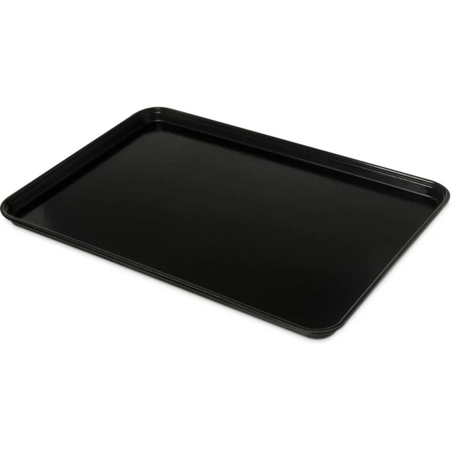 Carlisle 2618FMTQ309 25-5/8 x 17-7/8" Ebony Fiberglass Tray