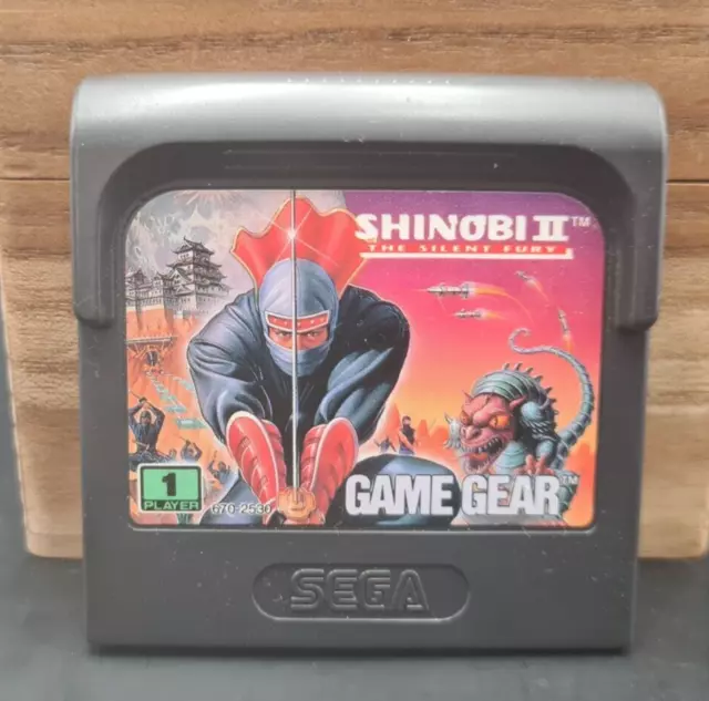 Shinobi II The Silent Fury 2 - SEGA Game Gear - PAL - Cartouche Seule - TBE