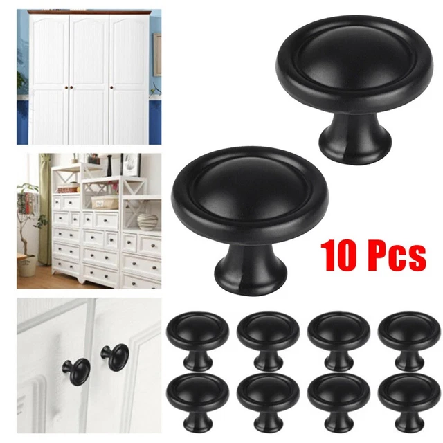 Chic Et Robuste Aluminium Porte Poignée Boutons for Placards Et Tiroirs Lot De