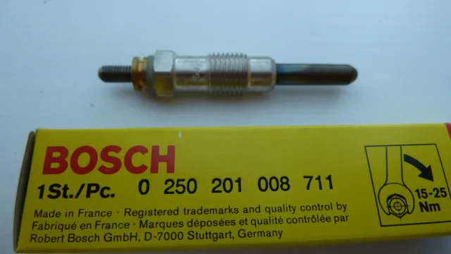 Original BOSCH Glühstiftkerze Duraterm 0250201008 für BMW 3er, 5er * NEU * OVP