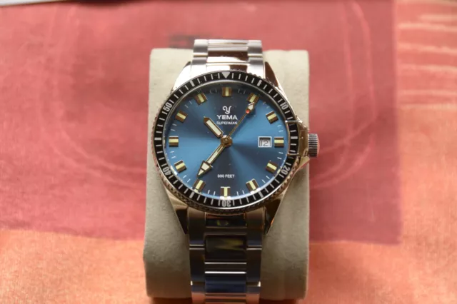 YEMA SUPERMAN QUARTZ Bleu Lagoon EUR 250 00 PicClick FR