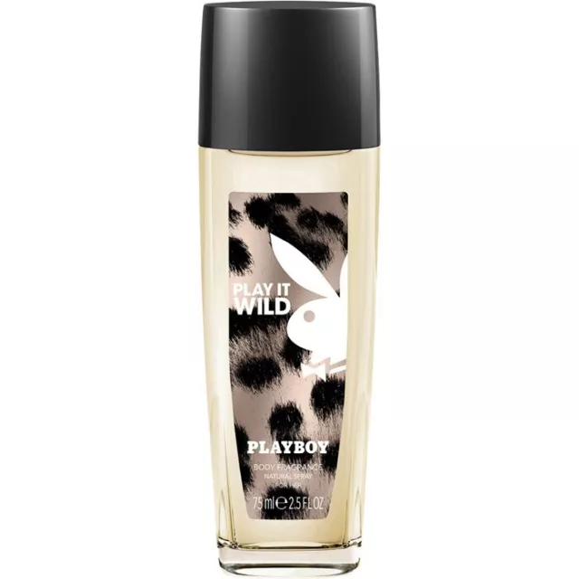 Playboy Natural Spray Play it Wild for her 3 x 75 ml nur 1 x Vers.