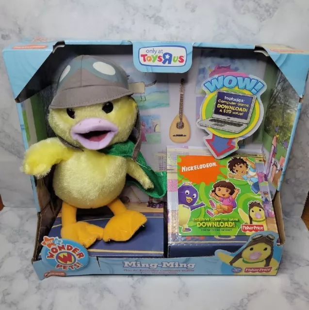 New Wonder Pets Ming Ming Plush Computer Game Toys R Us Exclusive Fisher  Price