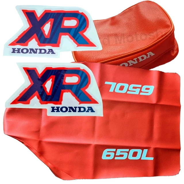 Seat cover tank decals rear fender bag honda xr650l xr 650l orange 92 vintage Seat cover tank decals rear fender bag honda xr650l xr 650l orange 92 vintage