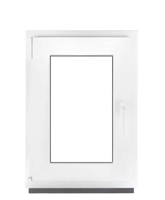 Finestra del Seminterrato in PVC Bianco Doppio Camera Ad Anta Ribalta