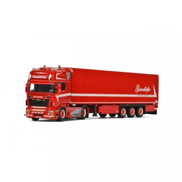 WSI, SCANIA R09 Topline 4x2 with 3-axle refrigerated trailer "GRUNDHOFER", 1/...