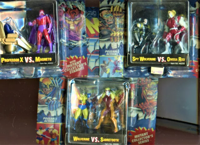 STEEL MUTANTS Marvel Comics Toy Biz 1994 Vintage Die Cast Action Figures
