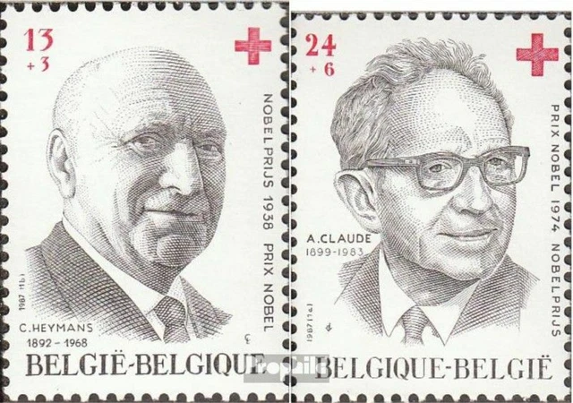 Belgien 2293-2294 (kompl.Ausg.) postfrisch 1987 Rotes Kreuz
