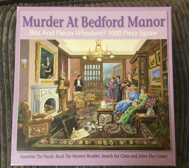 Murder At Bedford Manor 1000 Piece Jigsaw
