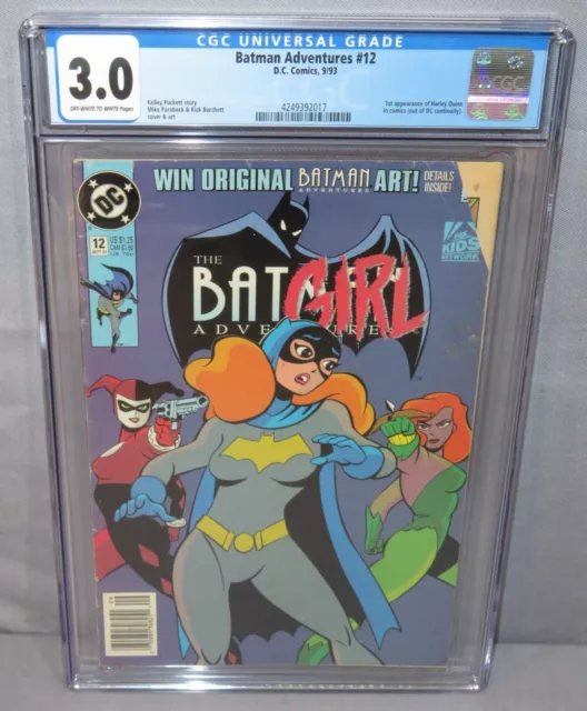 BATMAN ADVENTURES #12 (Harley Quinn 1st appearance) CGC 3.0 GD/VG DC Comics 1993