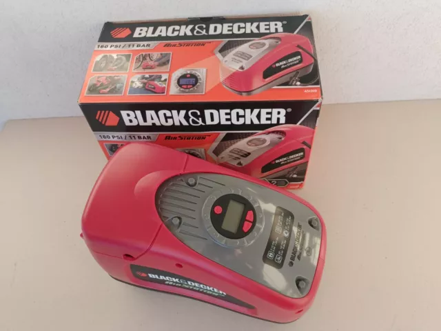 Black & Decker Compressore Aria Portatile 160 Psi / 11 Bar Asi300-Qs