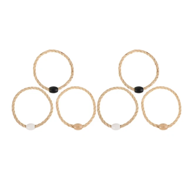 Milisten - Lot De 4 Anneaux De Relais En Latex - Jeu De Lancer Pour Carnaval, Fête, Compétition - 18,5 Cm