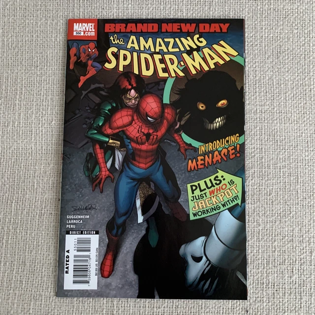 Amazing Spider-Man #550 - 1st App of  Menace, Marvel Key, VF-NM 2008