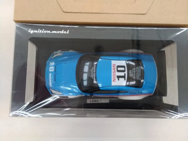 IGNITION MODEL LB-WORKS Gt-r R35 Type2 White/Blue Echelle Taille 1/18 À ...