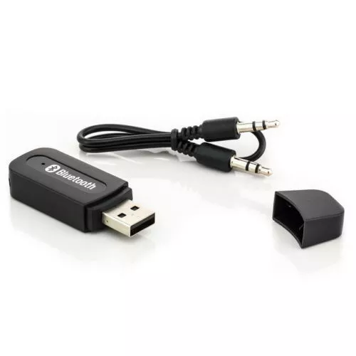 Ricevitore Bluetooth *incl alimentatore* chiavetta audio AUX jack adattatore USB streaming