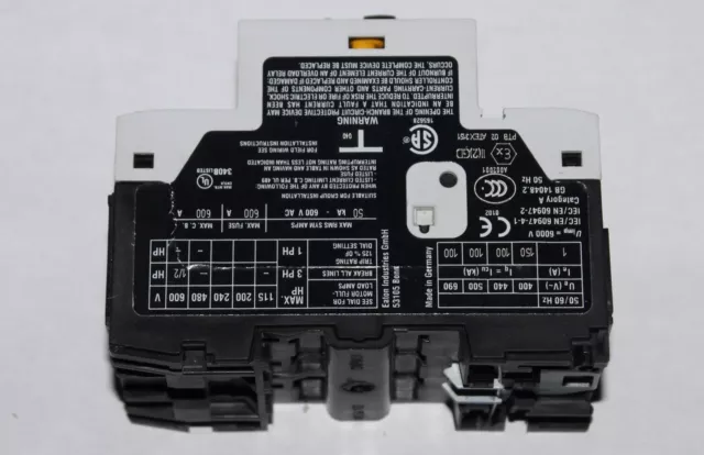 KLOCKNER MOELLER PKZM0-1,63-1 ampli manuel protection moteur démarreur PKZM0 1 2