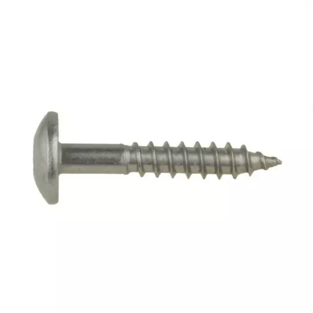 Button SQUARE STITCHING Screw 8g (4.2mm) Needle Point Wafer Timber Stainless 304