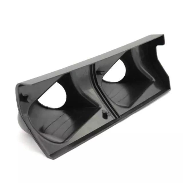 52mm RHD Pod A Pillar Mount Gauge Holder for 2 Hole Display - Black