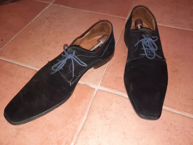 Tolle dunkelblaue Wildleder Schuhe von Lloyd Gr.45