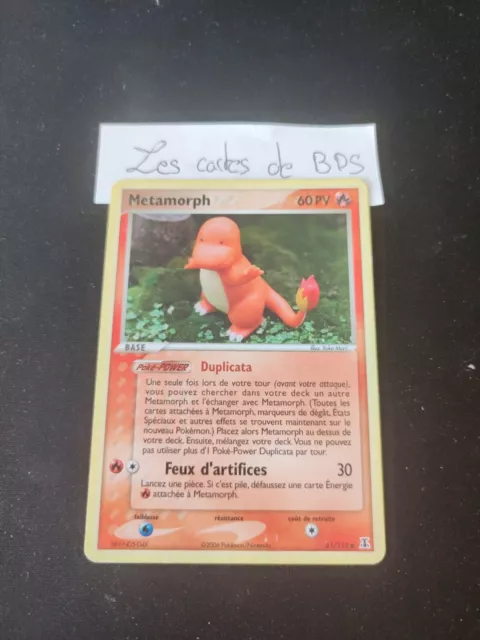 FR 🇨🇵 Carte pokémon Métamorph 61/113  Ex Espèces Delta  FR 🇨🇵