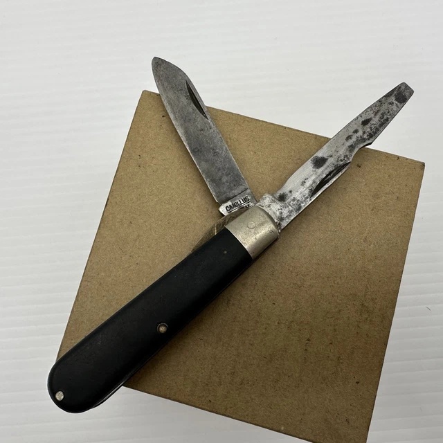VINTAGE CAMILLUS NEW York 2Blade Folding Electricians Pocket Knife
