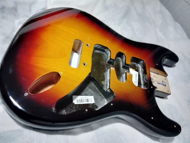 Fender USA 2013 Standard 3 Color Sunburst Stratocaster R/H Body, Hss Style Used.