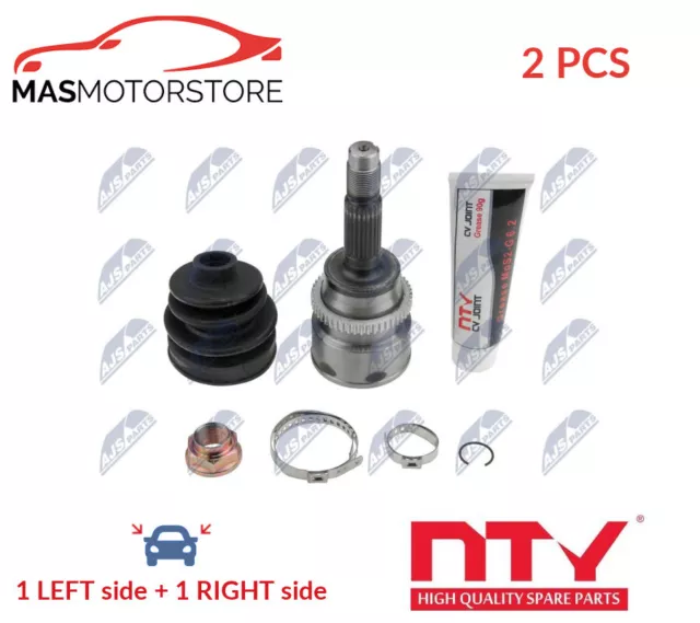 Driveshaft Cv Joint Kit Pair Front Nty Npz-Da-015 2Pcs V New Oe Replacement