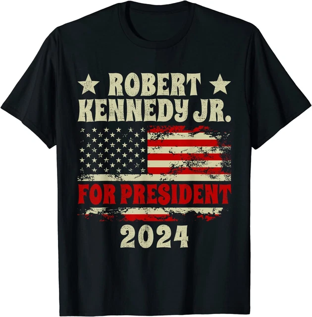 ROBERT KENNEDY JR. For President 2025 Election USA Flag Unisex TShirt