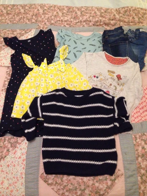 Girls Age 4-6 Eight Item Bundle Including NEXT, M&S, H&M
