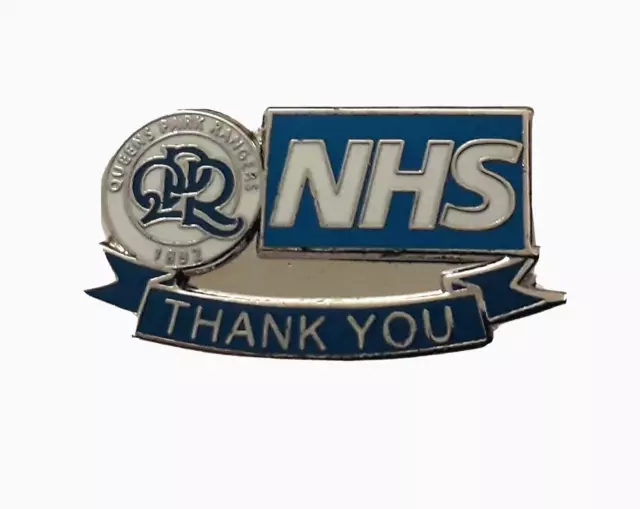 Queens Park Rangers Football Badge - QPR Enamel Pin Badges Includes NHS Donation 2