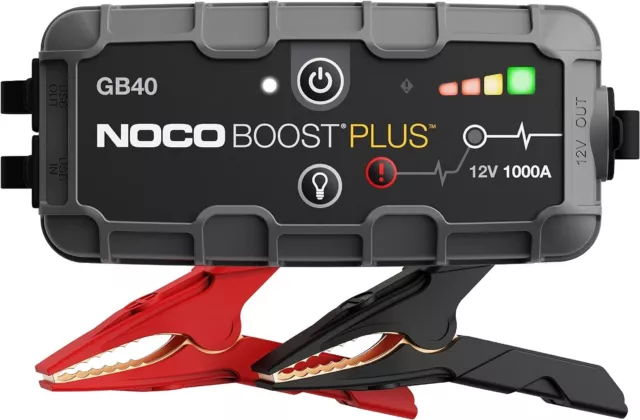 NOCO GB40 1000A UltraSafe Car Battery Jump Starter 12V Battery Pack Battery Box