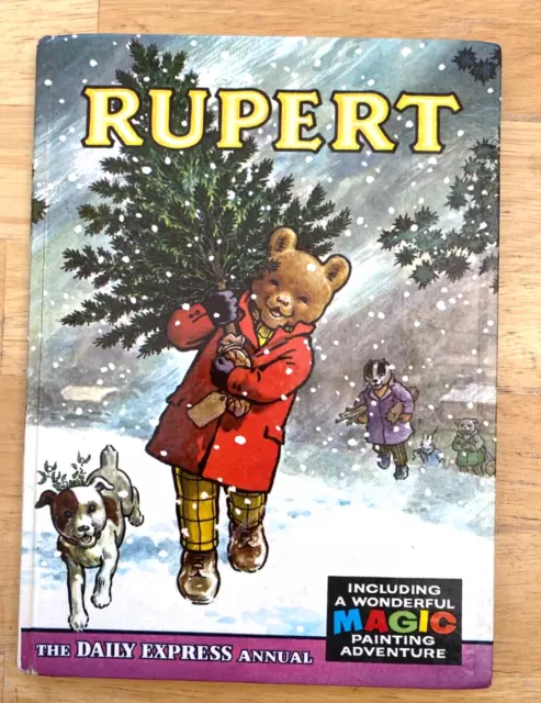 Rupert Annual 1965 Not Inscribed Not clipped Magic Paintings neatly done VG/Fine