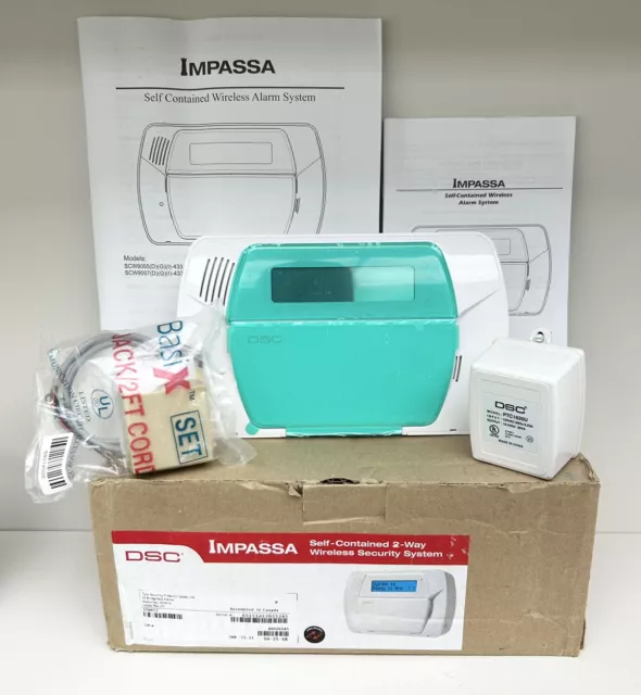 DSC SCW457 Impassa Self-Contained 2 Way Wireless Security System SCW9057 / New