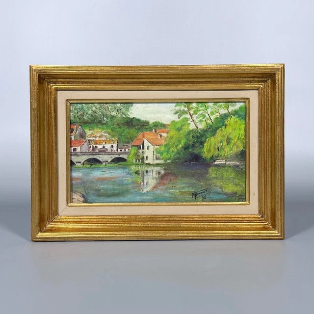 Aquarelle Originale Harry Walter Yorke - Paysage Barton 1922