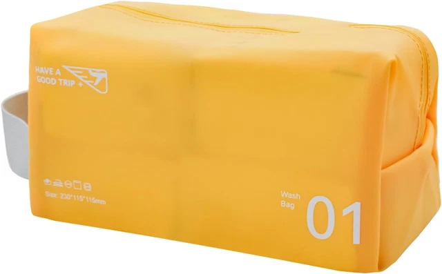2 Beauty Case Trasparenti Da Viaggio In PVC: Borsa TSA Per Liquidi E Cosmetici, Impermeabile