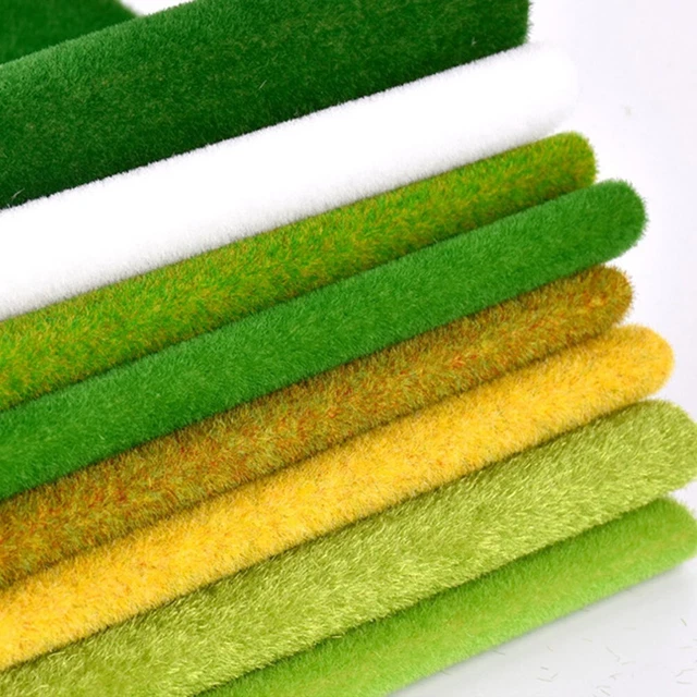 Tapis de pelouse artificiel maison de poupée modèle tapis d'herbe gazon décor