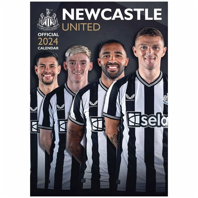 NEWCASTLE UNITED FC 2024 A3 Calendar £14.00 PicClick UK